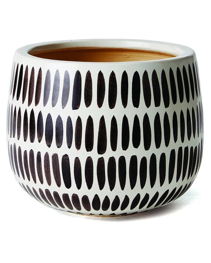 Uma Small Hand-Painted Pot - Ceramic