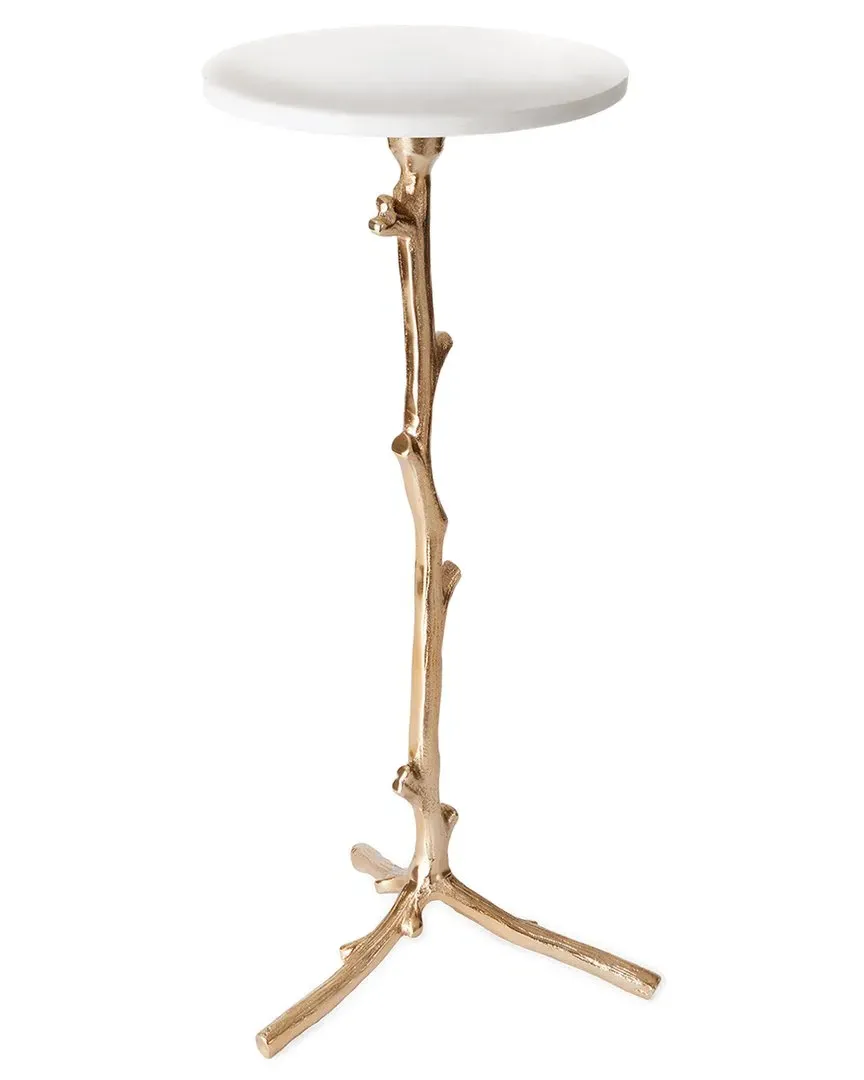 Varina Accent Table - Gold, Marble image