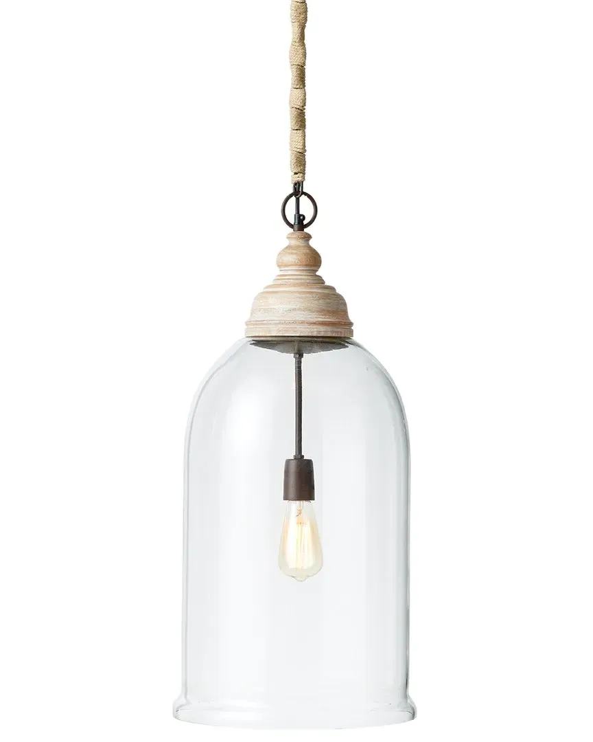 Vintner's Cloche Pendant - Clear, Glass