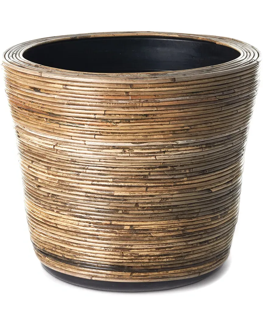 Wrapped Dry Basket Planter - Natural, Rattan
