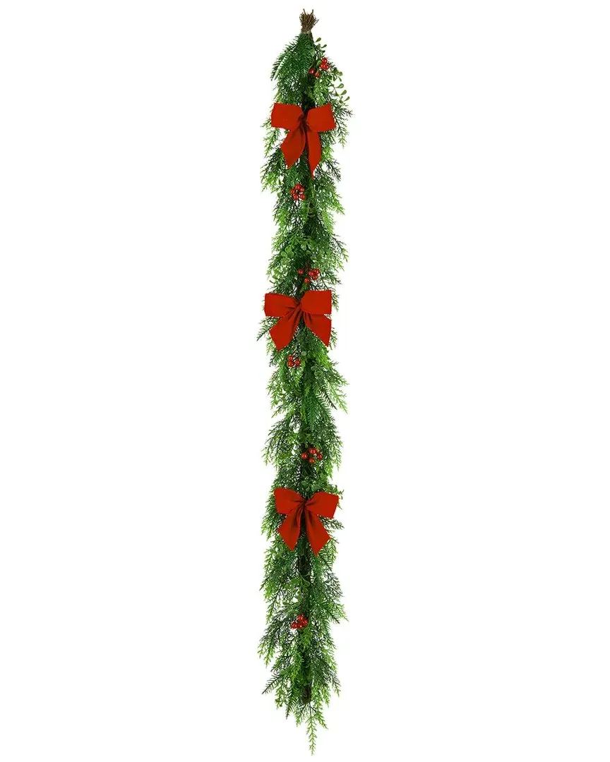 6ft Feel-Real Christmas Garland - Green