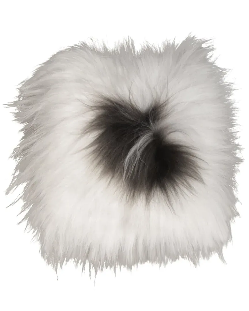 Icelandic Square Chair Pad - Spotted, Sheepskin