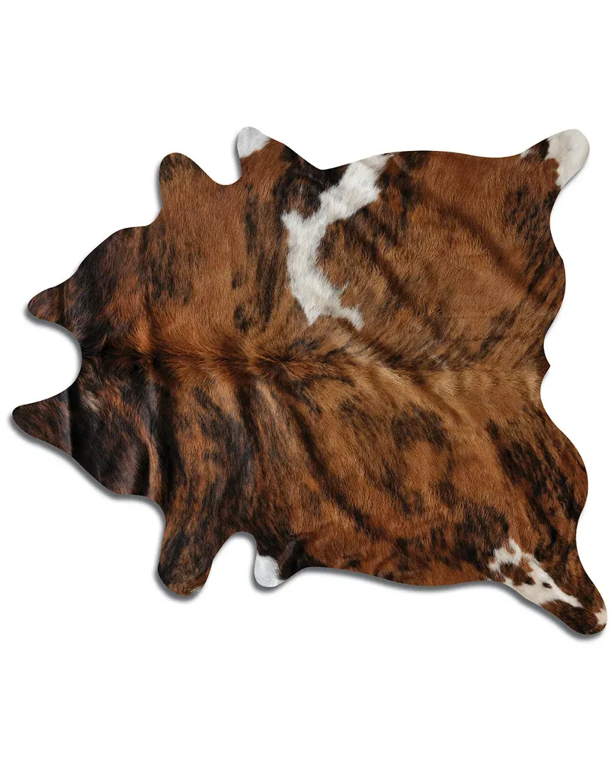 Kobe Handmade Cowhide Rug - Brindle image
