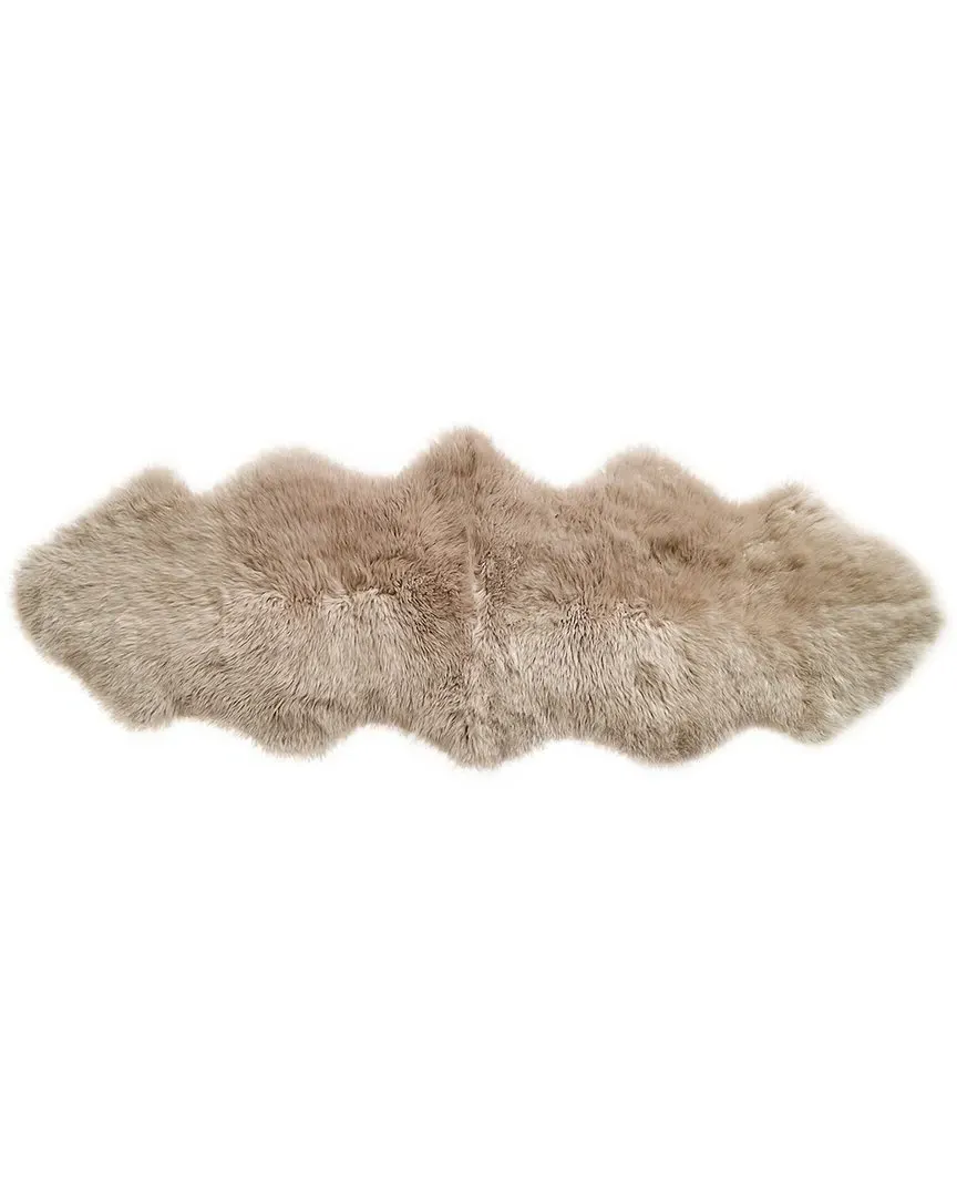 Milan Double Sheepskin Rug - Taupe image