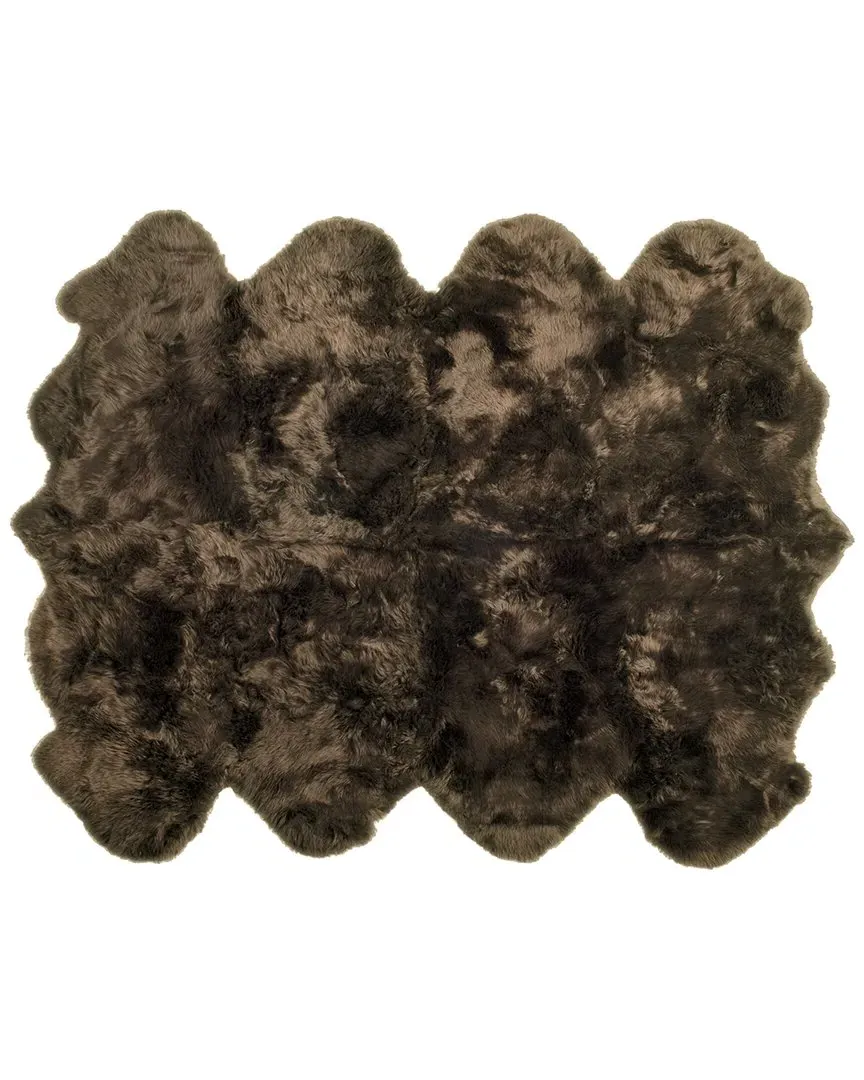 New Zealand Octo Sheepskin Rug - Chocolate