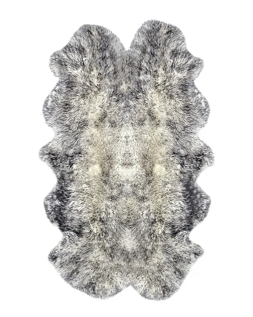 New Zealand Quattro Sheepskin Rug - Grey