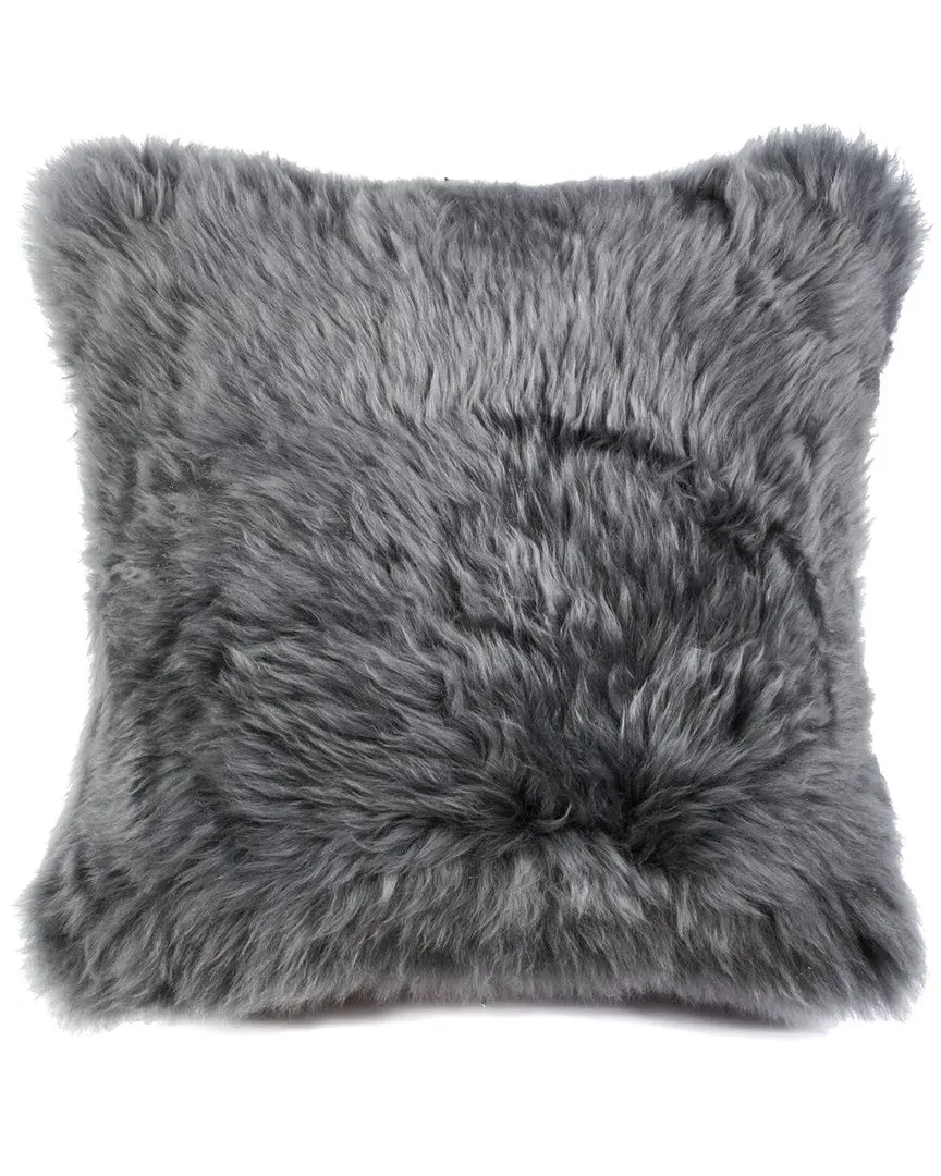 New Zealand Sheepskin Pillow - Grey