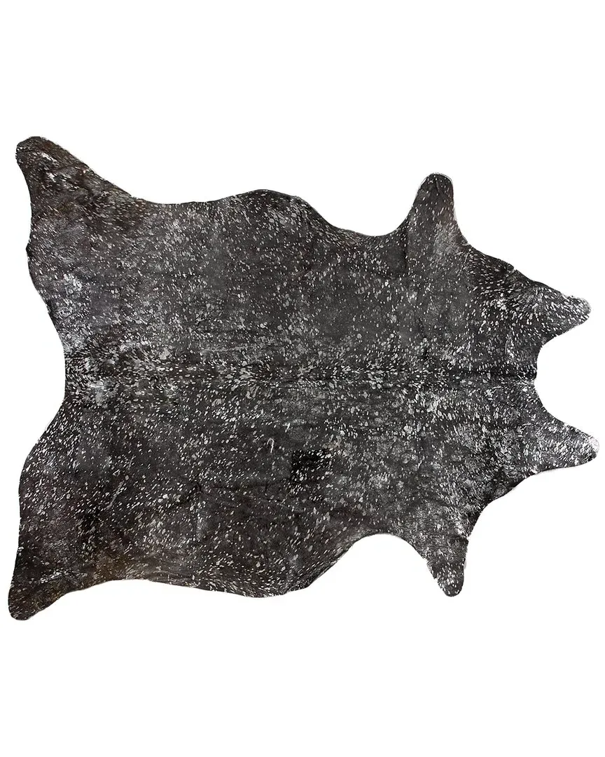 Scotland Cowhide Rug - Chocolate & Silver image