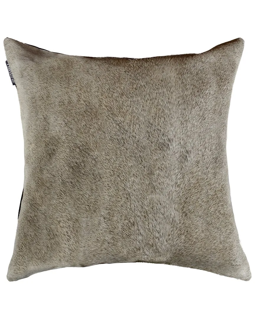 Torino Cowhide Pillow - Grey image