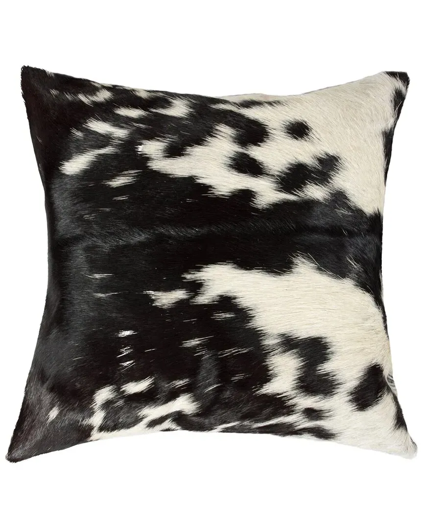 Torino Kobe Cowhide Pillow - Black