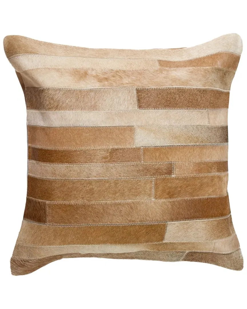 Torino Madrid Pillow - Brown, Cowhide image