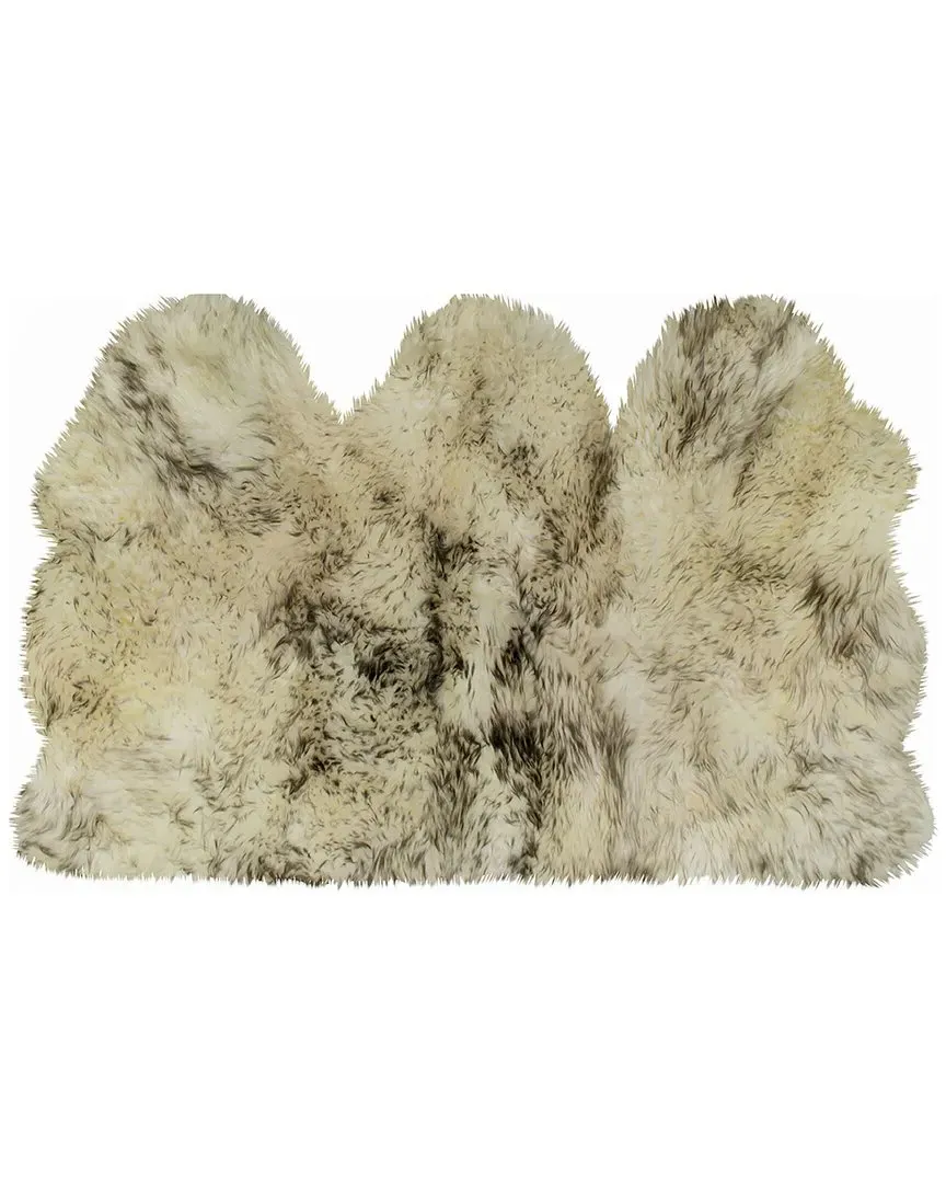 Triple Sheepskin Rug - Chocolate