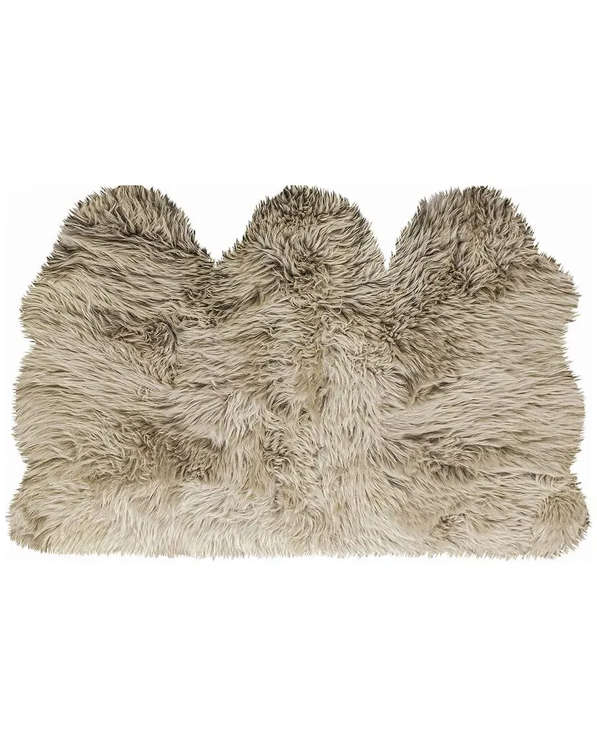 Triple Sheepskin Rug - Taupe