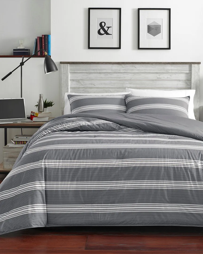 Craver Comforter Set - Charcoal, Cotton image