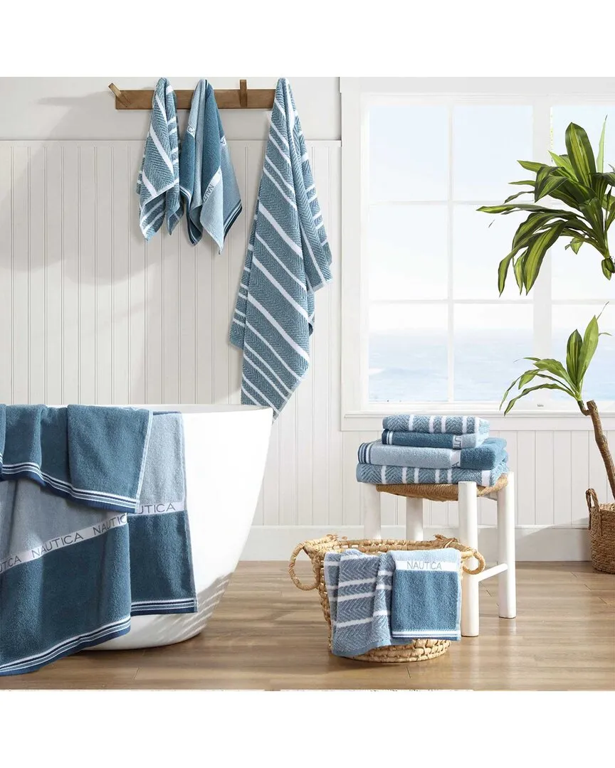 Cruise Along 6-Piece Towel Set - Blue, Cotton