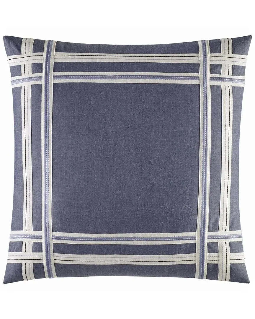 Fairwater Square Throw Pillow - Blue, Cotton image
