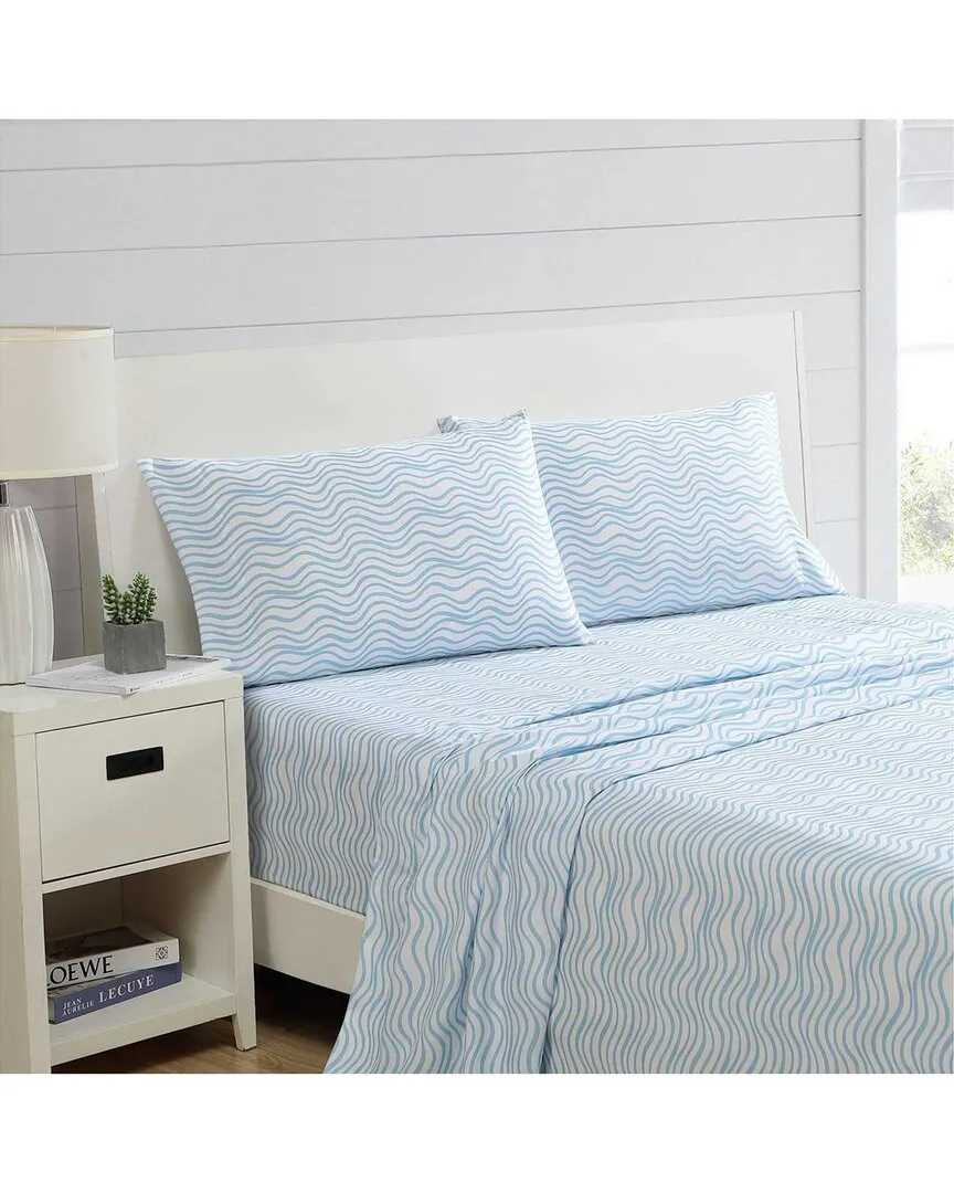 Lineary Waves Sheet Set - Blue