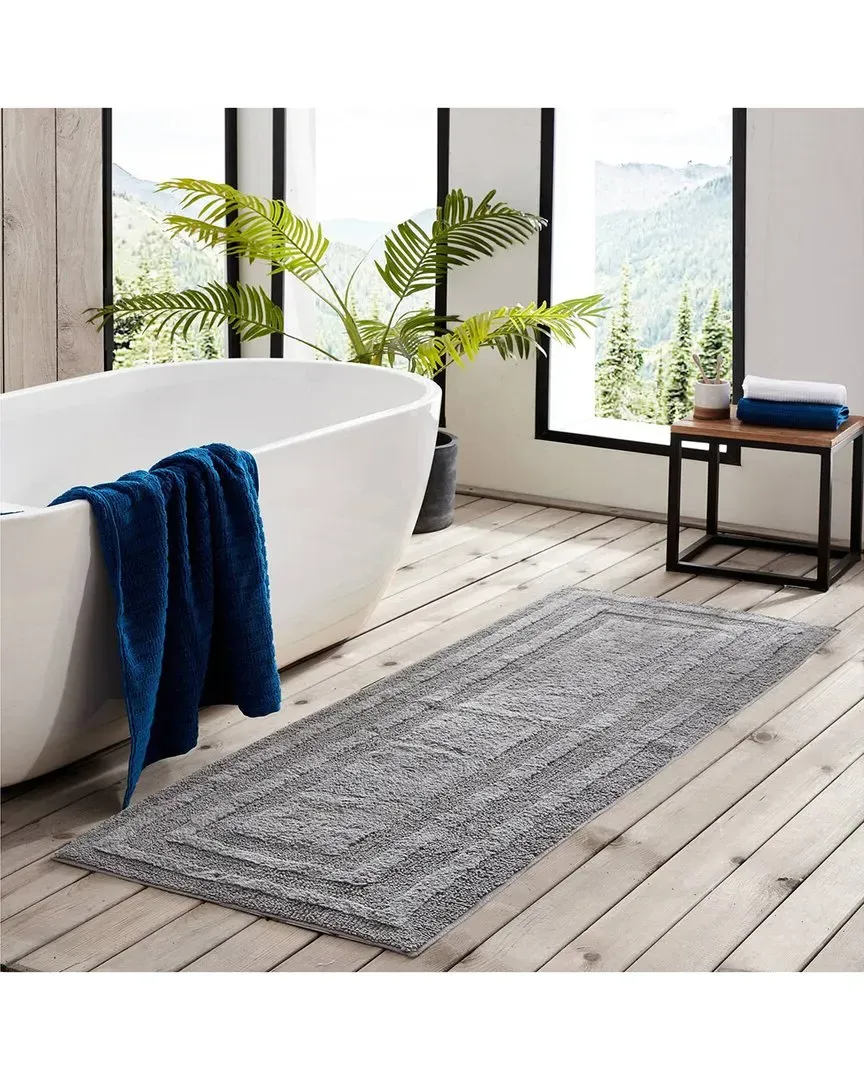 Logan Bath Rug - Chrome, Cotton image