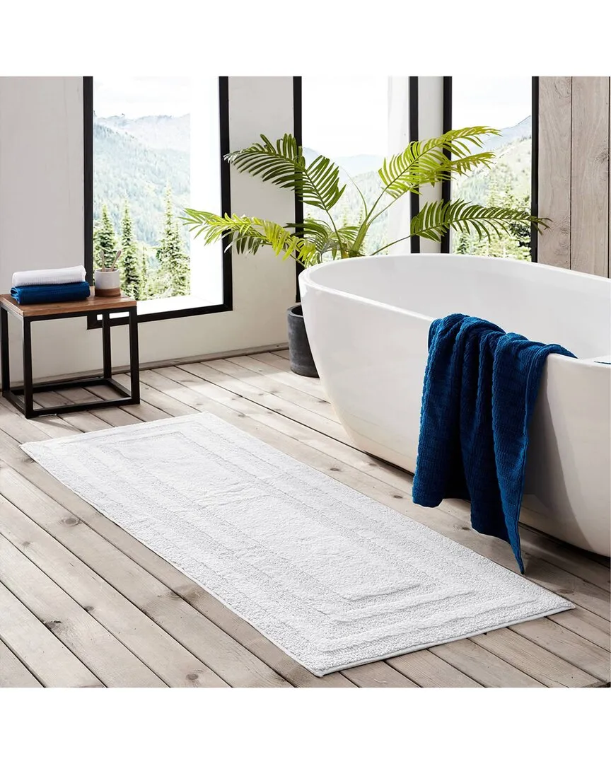 Logan Bath Rug - White, Cotton image