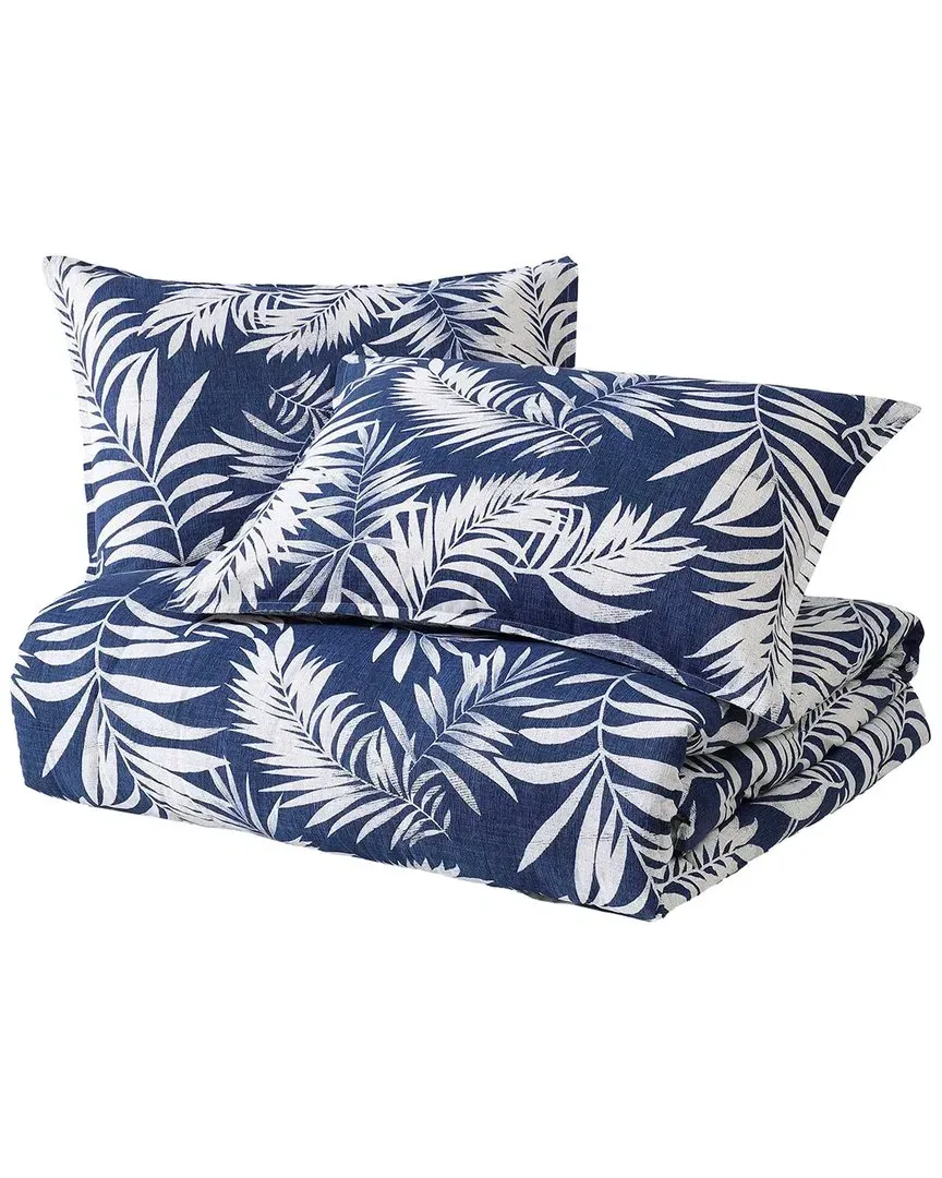 Marileaf Comforter Set - Navy, Cotton image