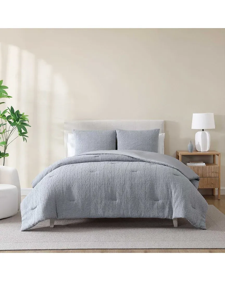 Nautical Stitch Chambray Comforter Set - Grey image