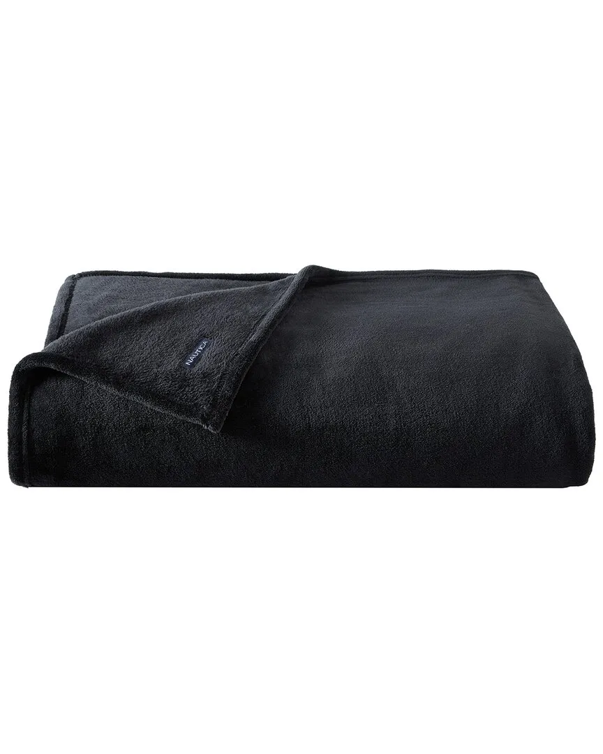 Plush Fleece Blanket - Black, Polyester image