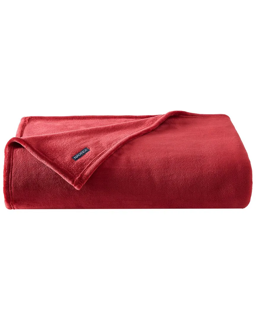 Plush Fleece Blanket - Red, Polyester