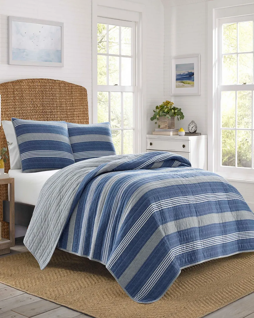 Saltmarsh Quilt Set - Blue image