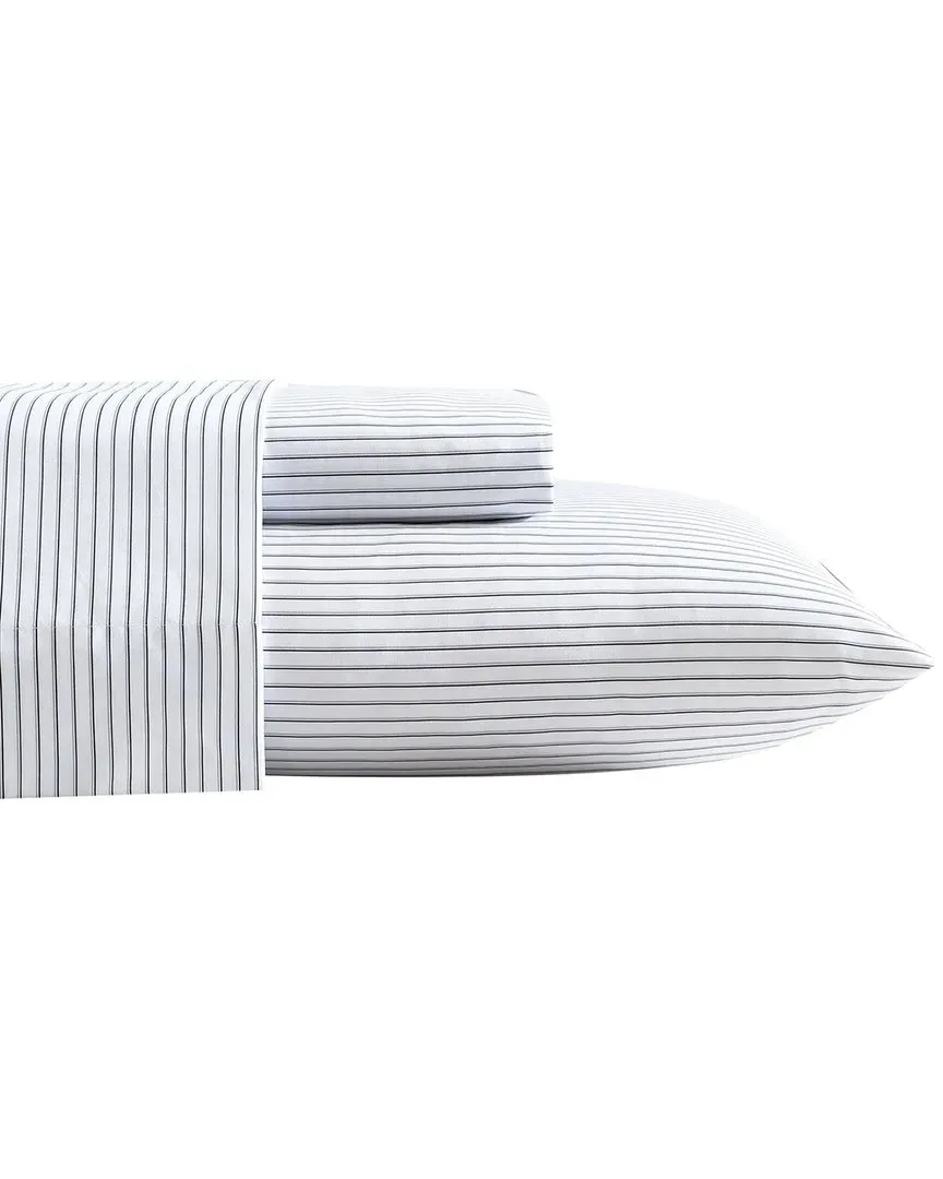 Skinny Yacht Stripe Sheet Set - Grey