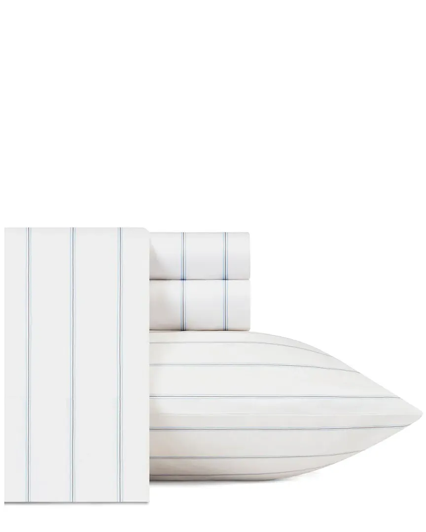 Skippers Island Cotton Percale Sheet Set - Blue image