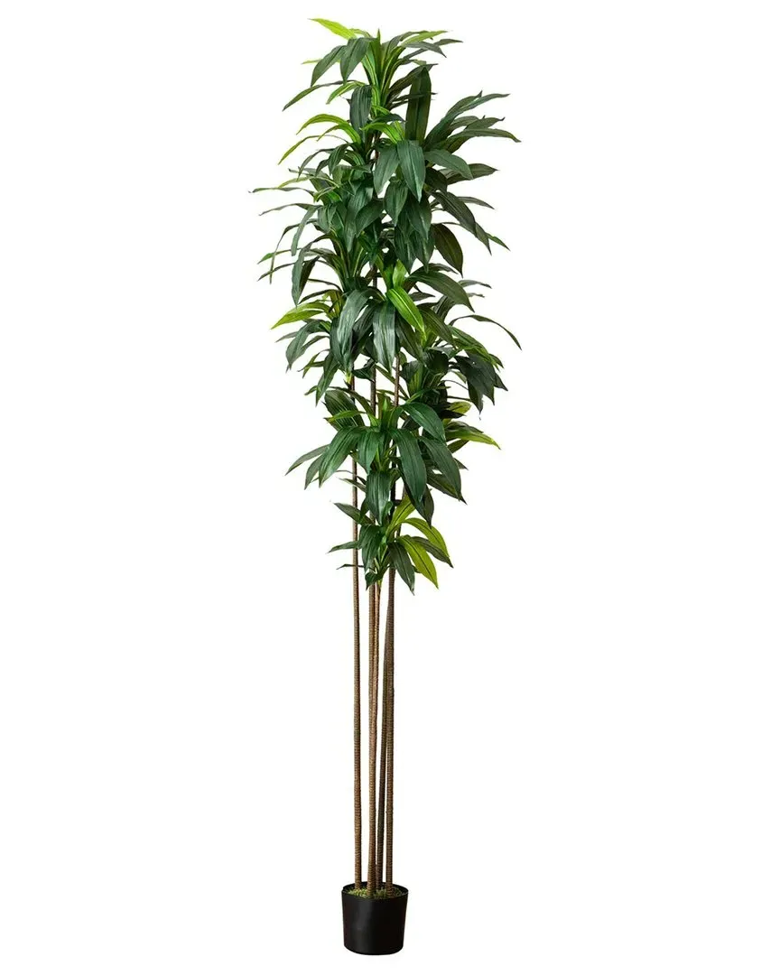 10ft Artificial Dracaena Tree with Real Touch Leaves - Green