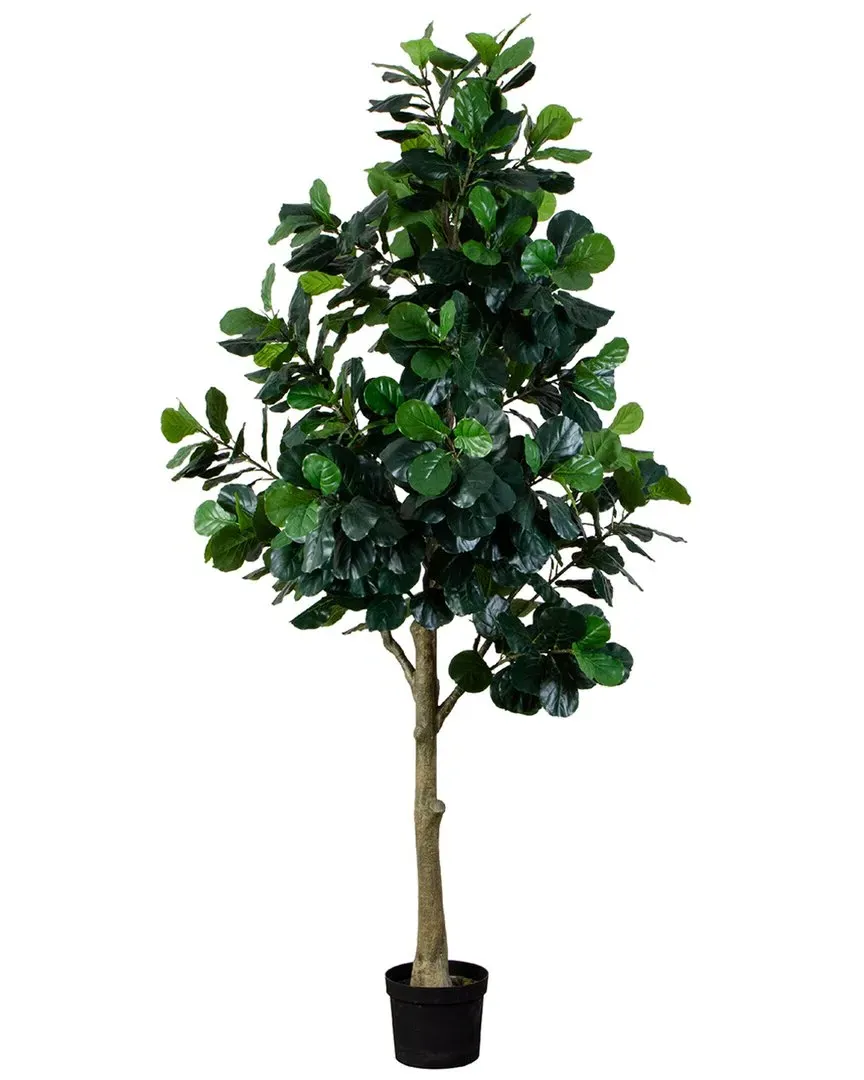 13ft Artificial Fiddle Leaf Fig Tree - Green