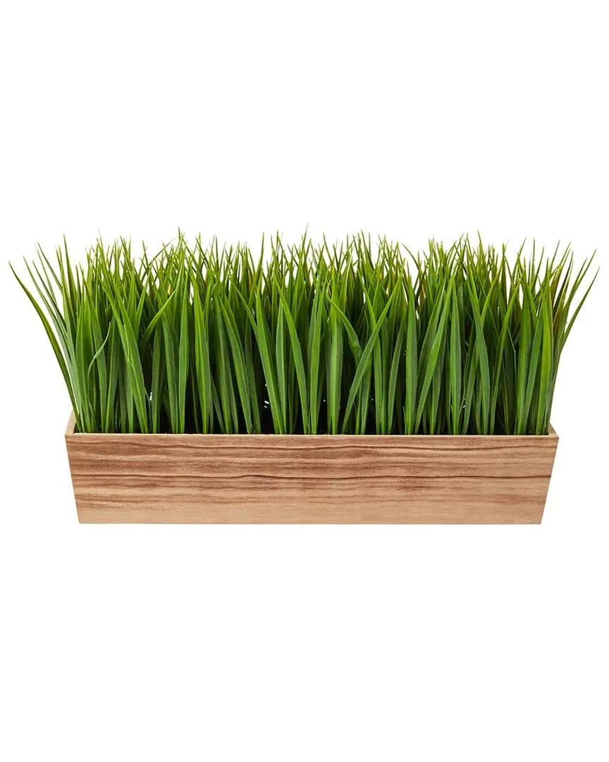 20in Vanilla Grass Artificial Plant in Decorative Planter - Green