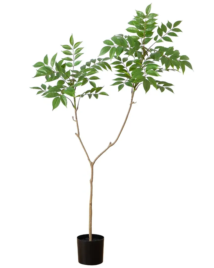 3.5ft Artificial Sumac Tree - Green image