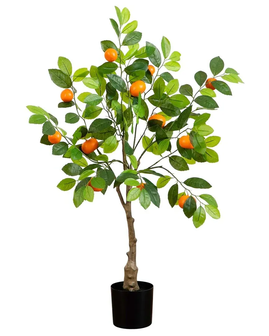 3ft Artificial Tangerine Tree - Green image