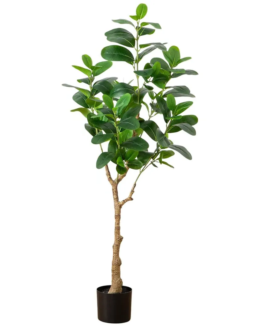 4ft Artificial Audrey Ficus Tree - Green image