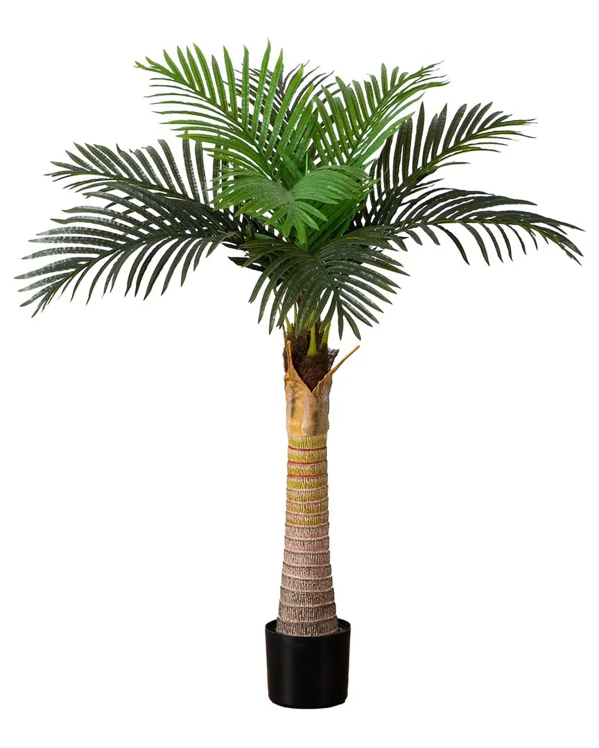 4ft Artificial Coconut Palm Tree - Green image