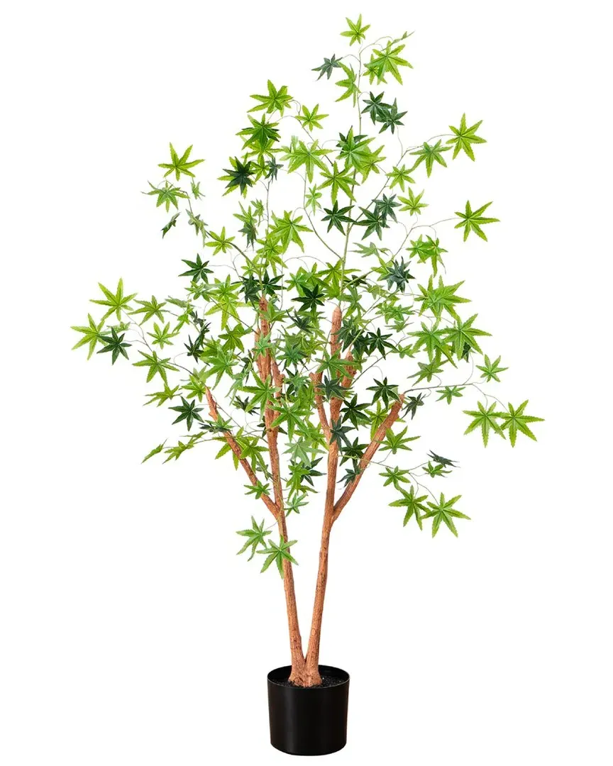 4ft Artificial Maple Tree - Green