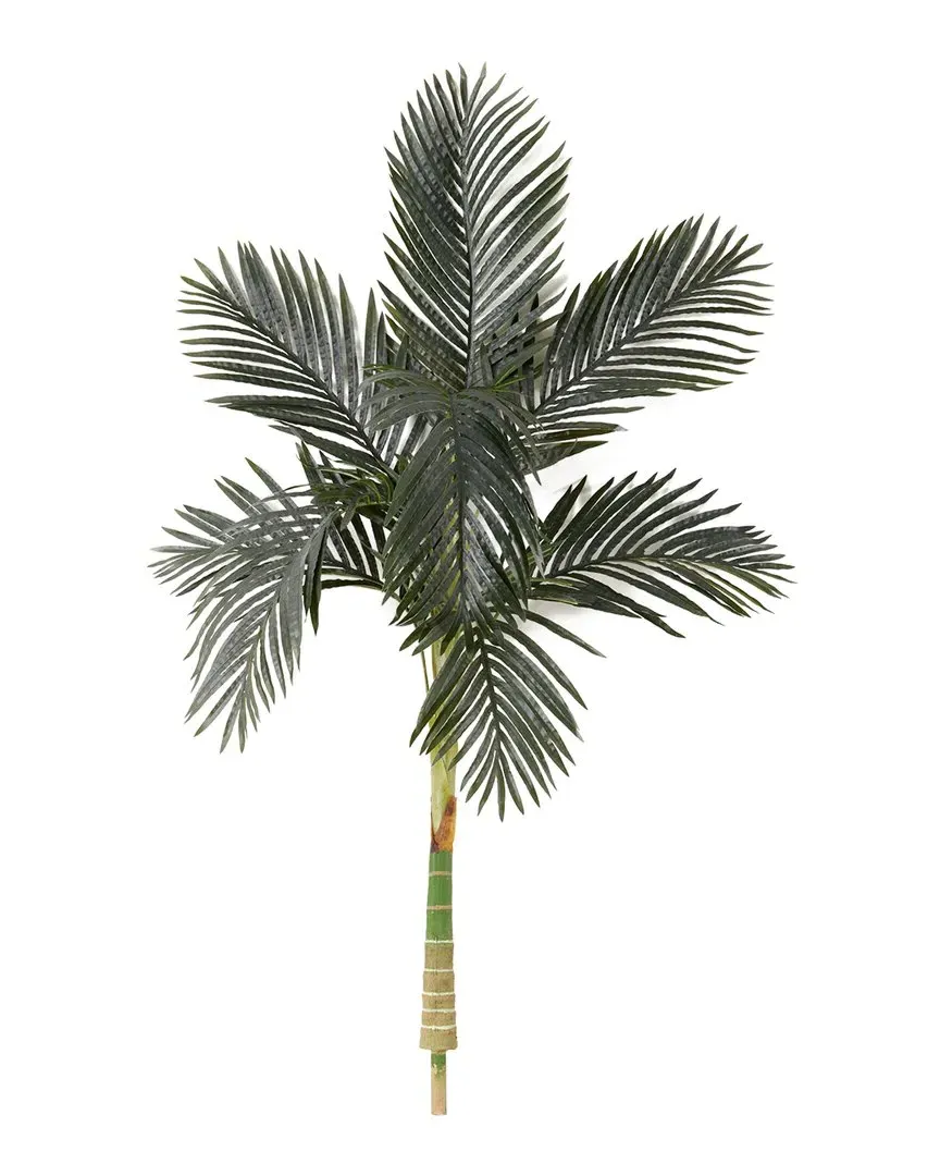 5ft Artificial Golden Cane Palm Tree - Green image