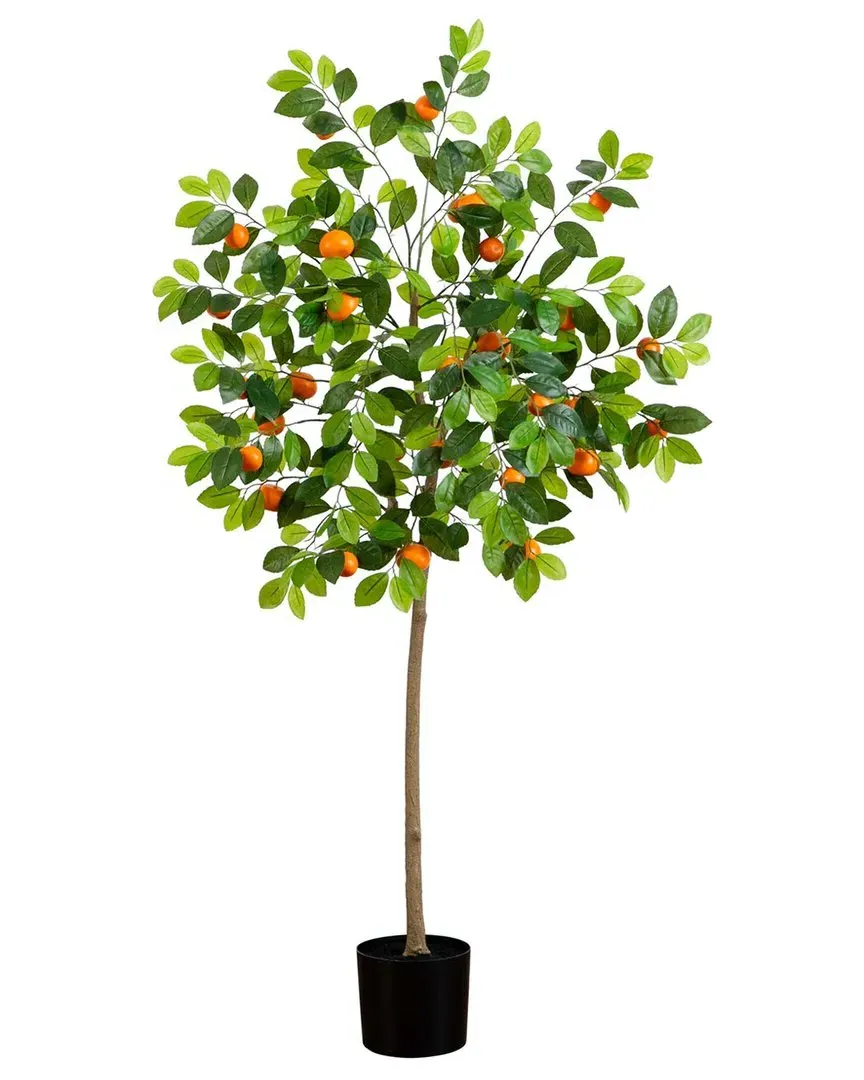 5ft Artificial Tangerine Tree - Green