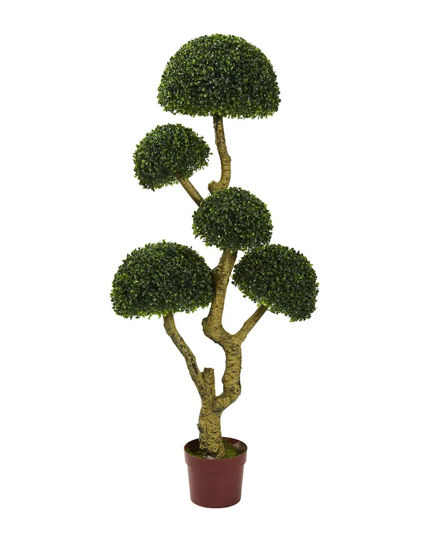 5ft Five Head Boxwood Artificial Tree image