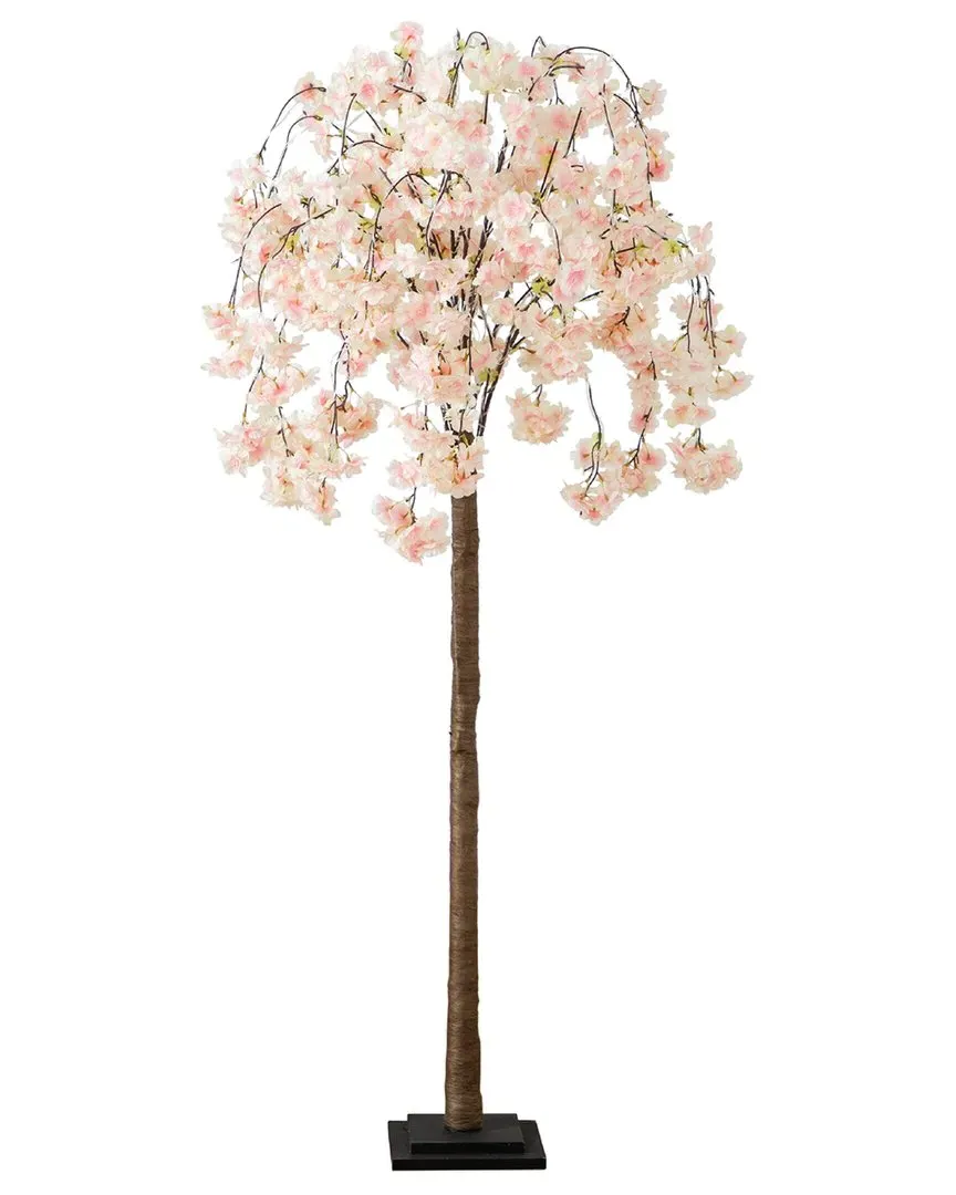 5ft Lighted Artificial Cherry Blossom Tree with 320 LED Lights - Pink