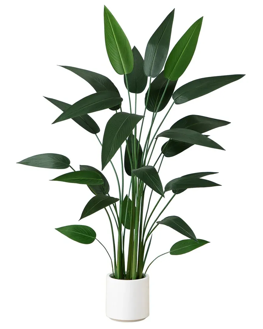 63in Artificial Sky Bird Tree in Decorative Planter - Green image