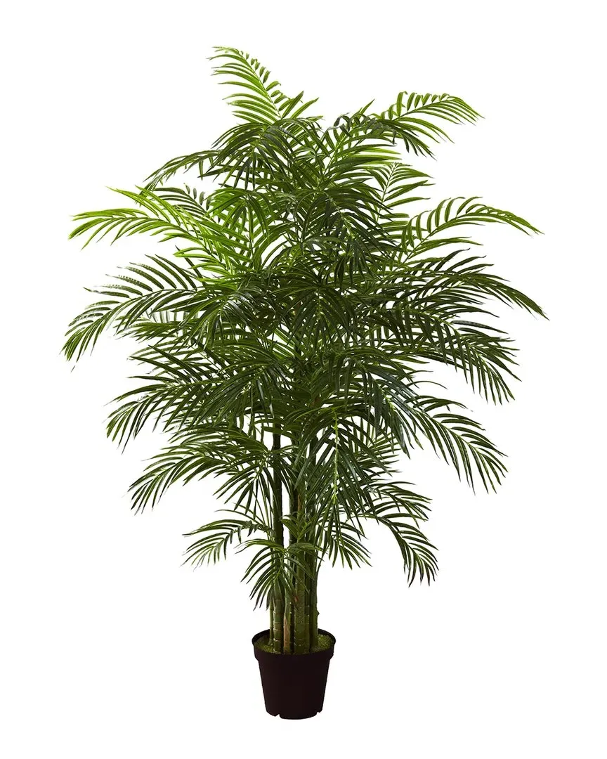 6.5ft UV-Resistant Areca Palm Tree - Green