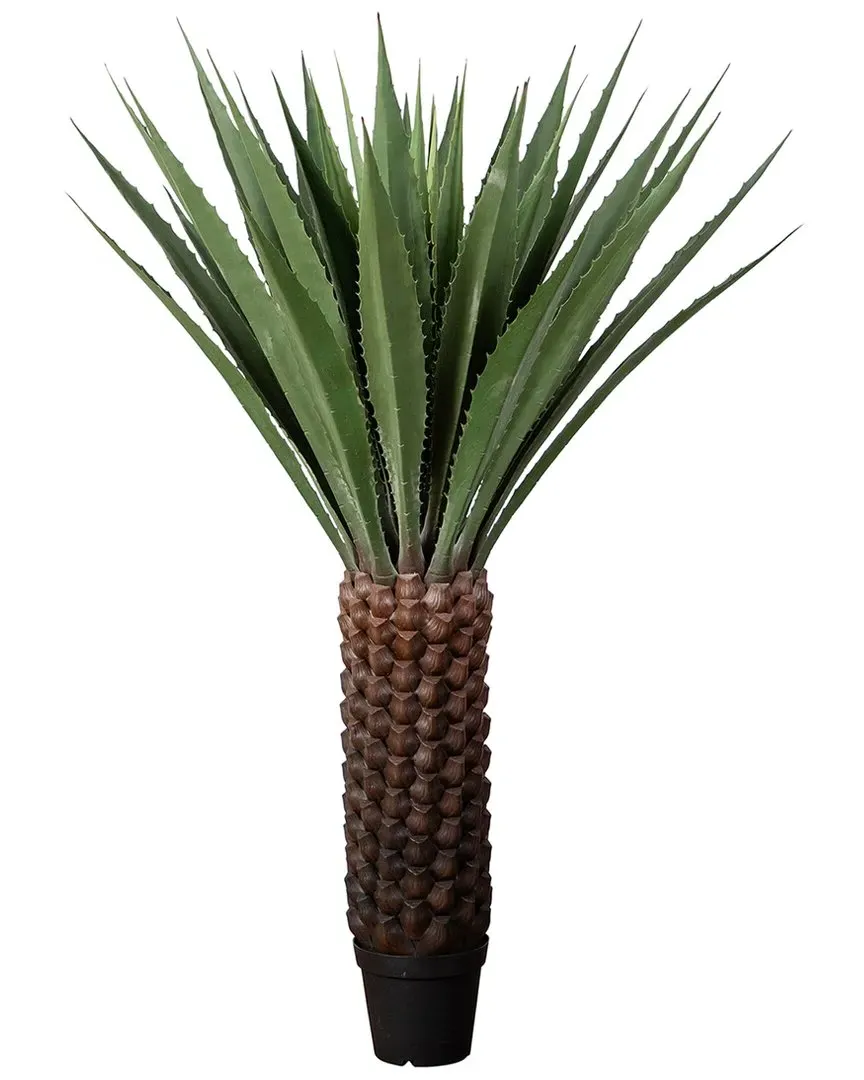 6ft Indoor/Outdoor UV-Resistant Giant Artificial Agave Plant - Green