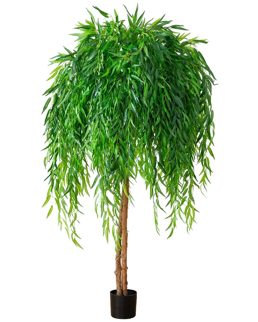 6ft Willow Artificial Tree Real Touch - Green