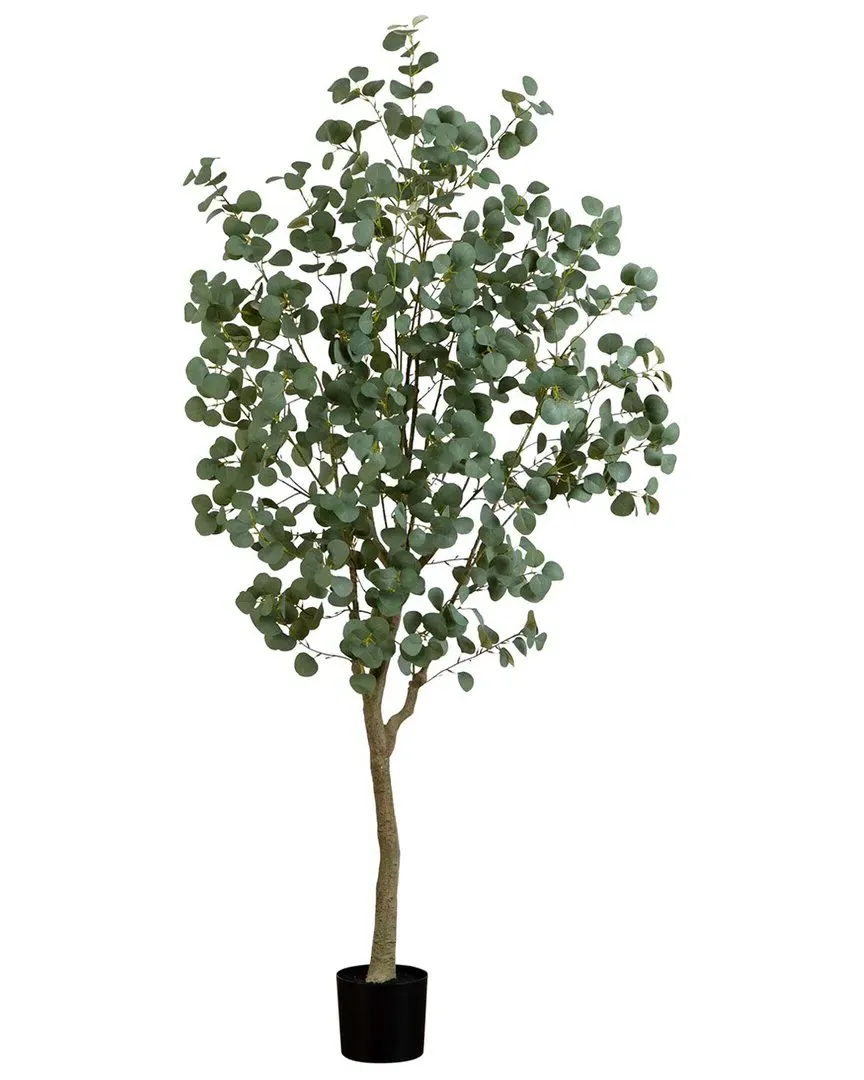 7ft Artificial Greco Eucalyptus Tree - Green