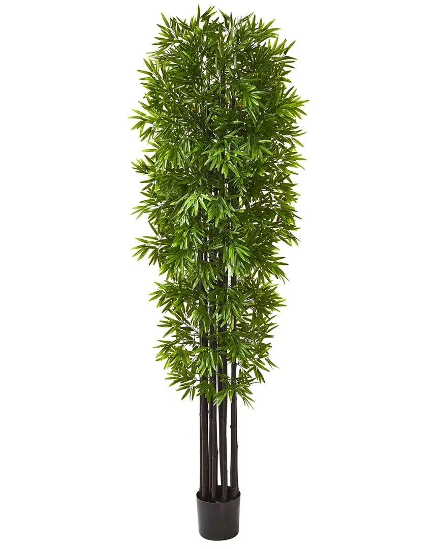 7ft Indoor/Outdoor UV-Resistant Bamboo Artificial Tree - Green