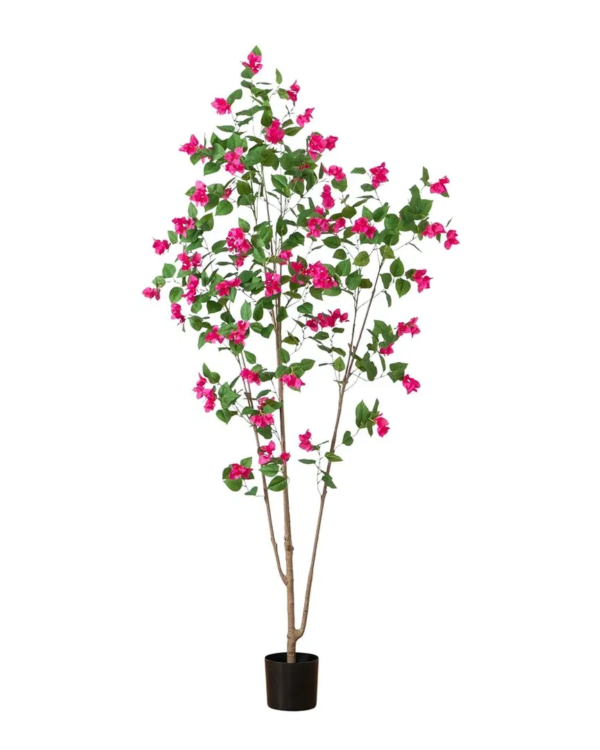 8ft Artificial Bougainvillea Tree - Green