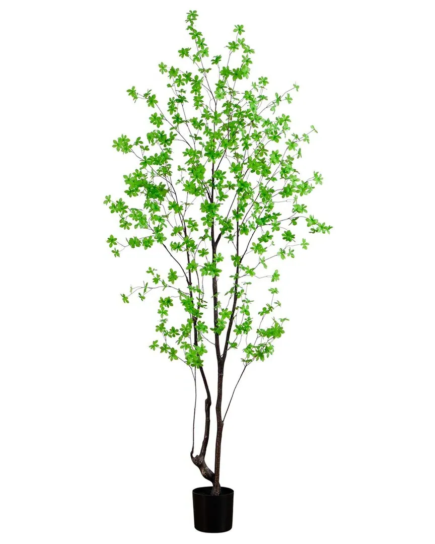 8ft Artificial Enkianthus Tree - Green